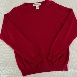 Jones Wear Sport Cashmere red sweater Size Misses Large